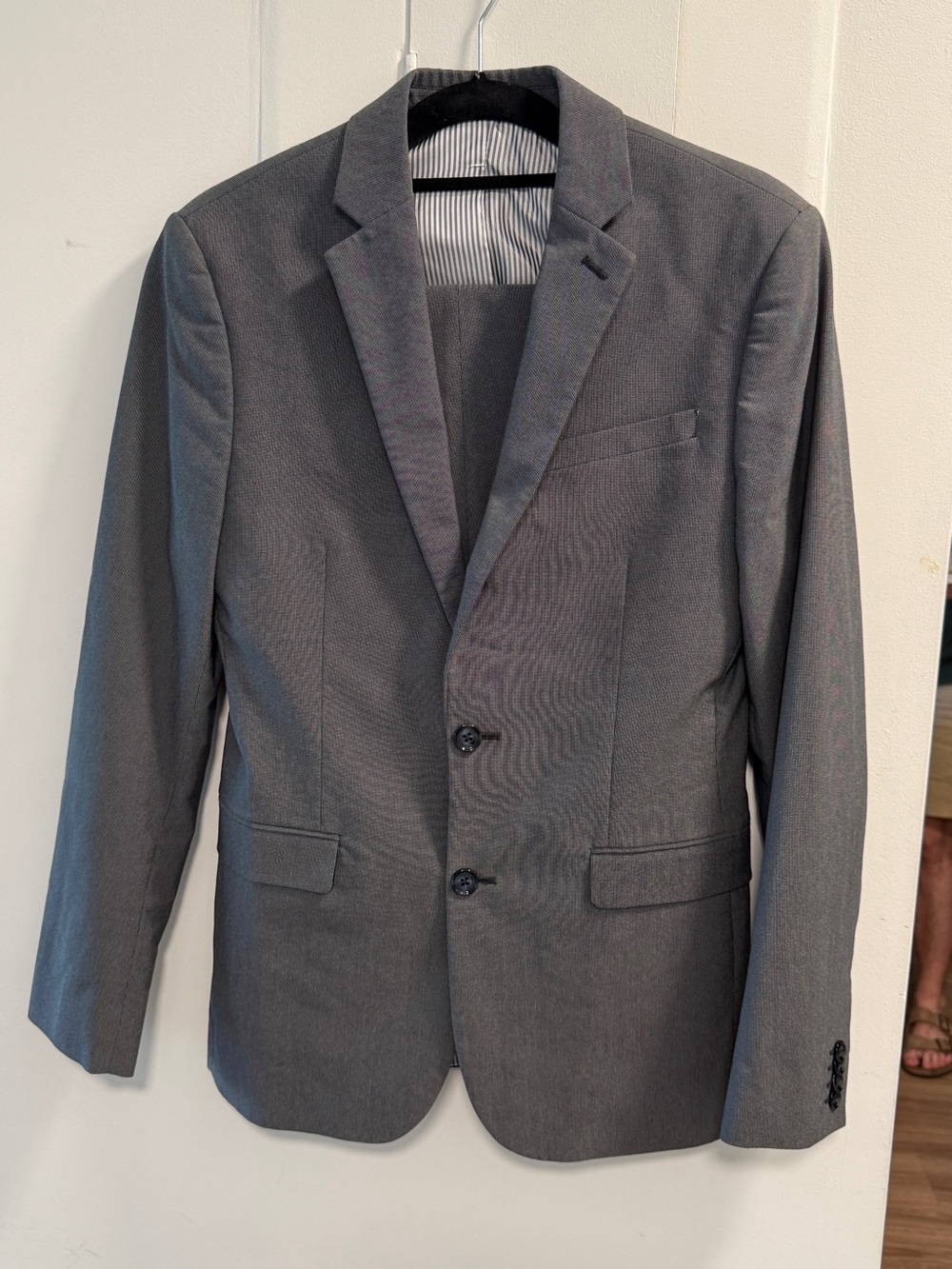 Express Men's Slate Gray Suit